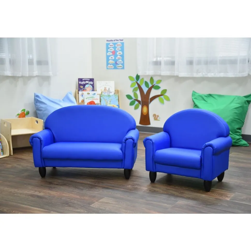 As We Grow™ Chair and Sofa Set - Blue