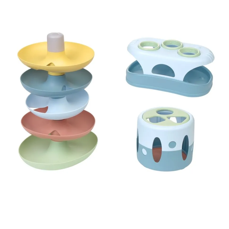 Ball Track, Shape Sorter + Pounding Bench - Set of 3