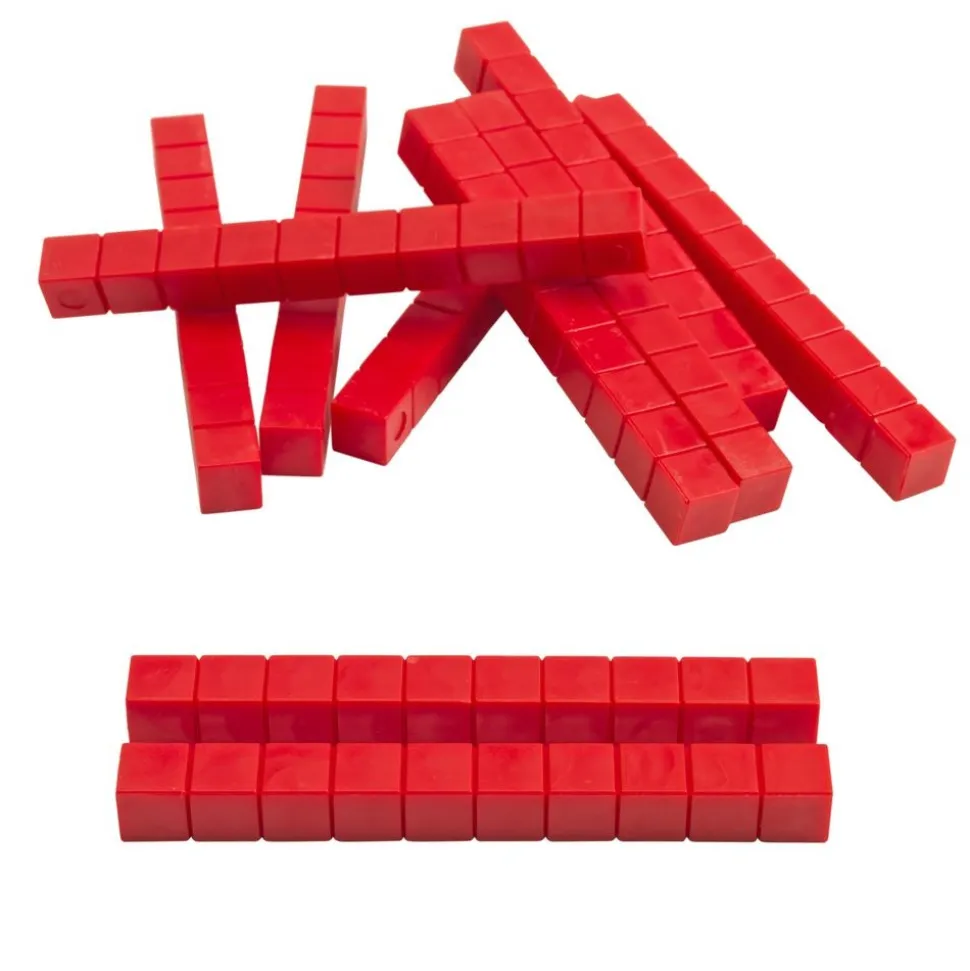 Base Ten Rods Red 10pk
