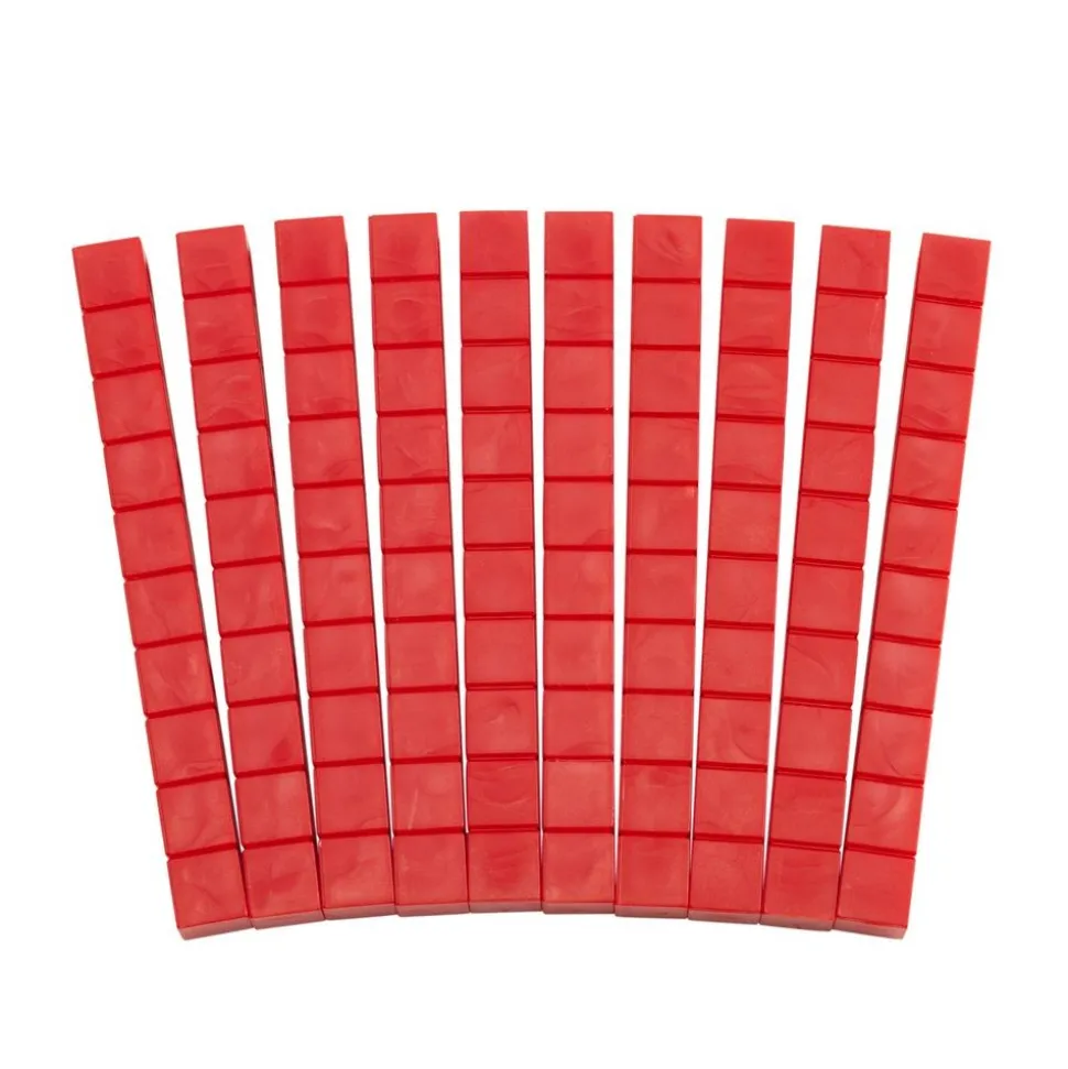 Base Ten Rods Red 10pk