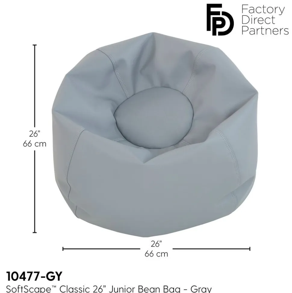 35" Bean Bag - Gray