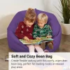 35" Bean Bag - Purple