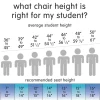 Beech Stacking Chair, 14"H - Pack of 4