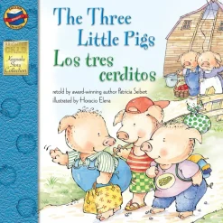 Beloved Three Little Pigs Fairy Tale Entrances Children Yet Again In English/Spanish Version