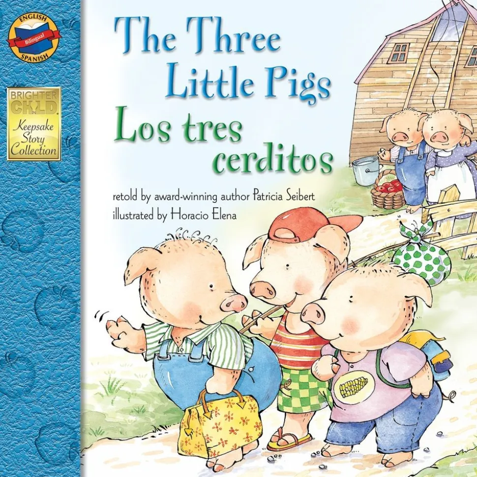 Beloved Three Little Pigs Fairy Tale Entrances Children Yet Again In English/Spanish Version