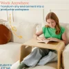 Bentwood Lap Desk - Portable Wooden Floor Desk for Flexible Learning