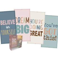 Be Positive Calming Covers Ceiling Light Filters