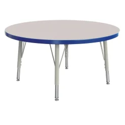 Berries® 42"Dia. Round Activity Table, 15" - 24" Leg Height - Blue