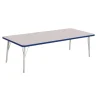 Berries® 30" x 72" Rectangle Activity Table, 15" - 24" Leg Height - Blue