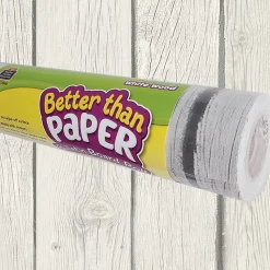 Better Than Paper Bulletin Board Rolls - White Wood - 1 roll