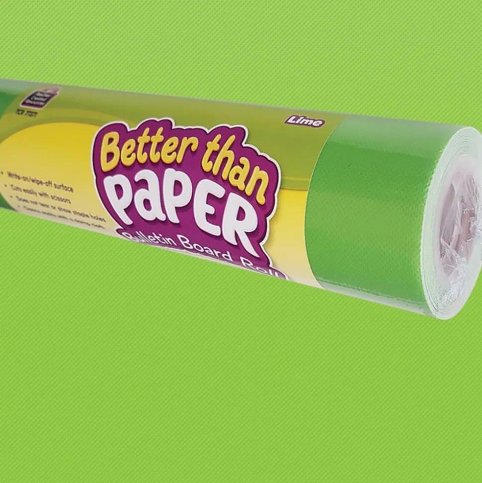 Better Than Paper Bulletin Board Rolls - Lime - 1 roll