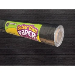 Better Than Paper Bulletin Board Roll Black Wood - 1 roll