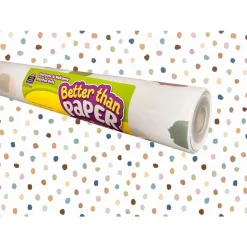 Better Than Paper Bulletin Board Rolls - Everyone is Welcome Painted Dots - 1 roll