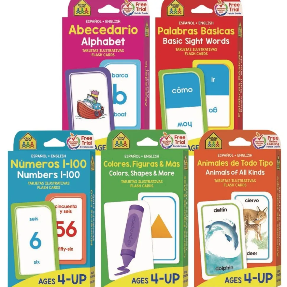 Bilingual Flash Cards Set