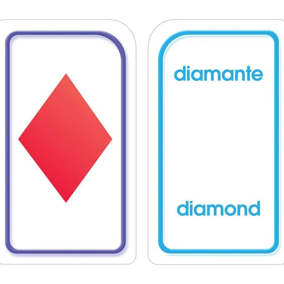 Bilingual Math Flash Cards: Numbers 1-100 and Colors, Shapes, and More (Tarjetas Ilustrativas: Numeros 1-100 y Colores, Figuras, y Mas)