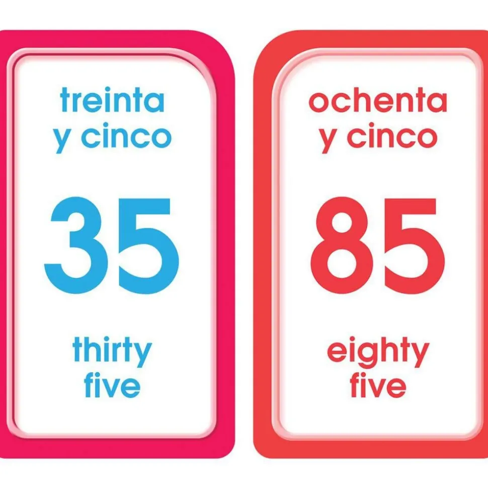 Bilingual Math Flash Cards: Numbers 1-100 and Colors, Shapes, and More (Tarjetas Ilustrativas: Numeros 1-100 y Colores, Figuras, y Mas)