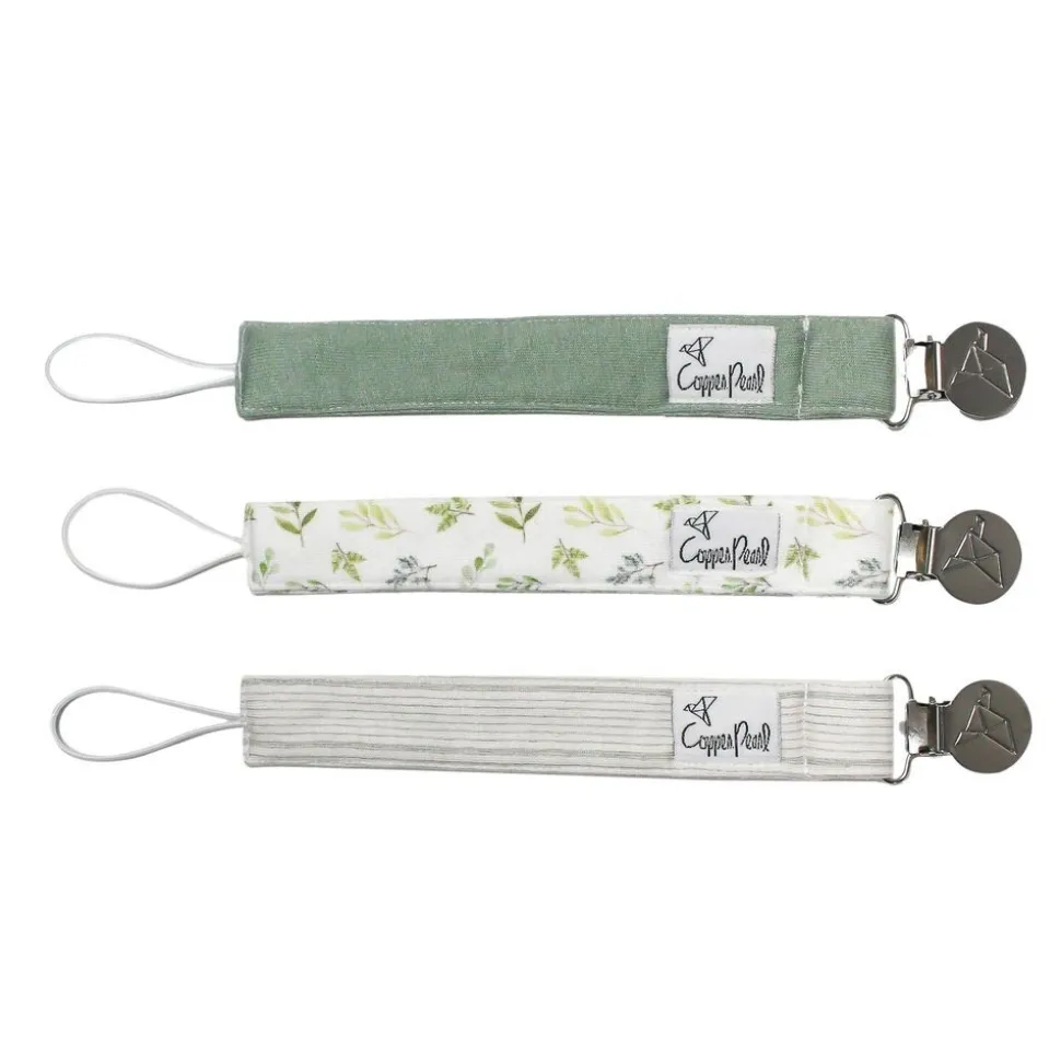 Binky Clips, Set of 3 - Haven