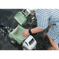 Bio Bulldozer and Dump Truck 4 Pack