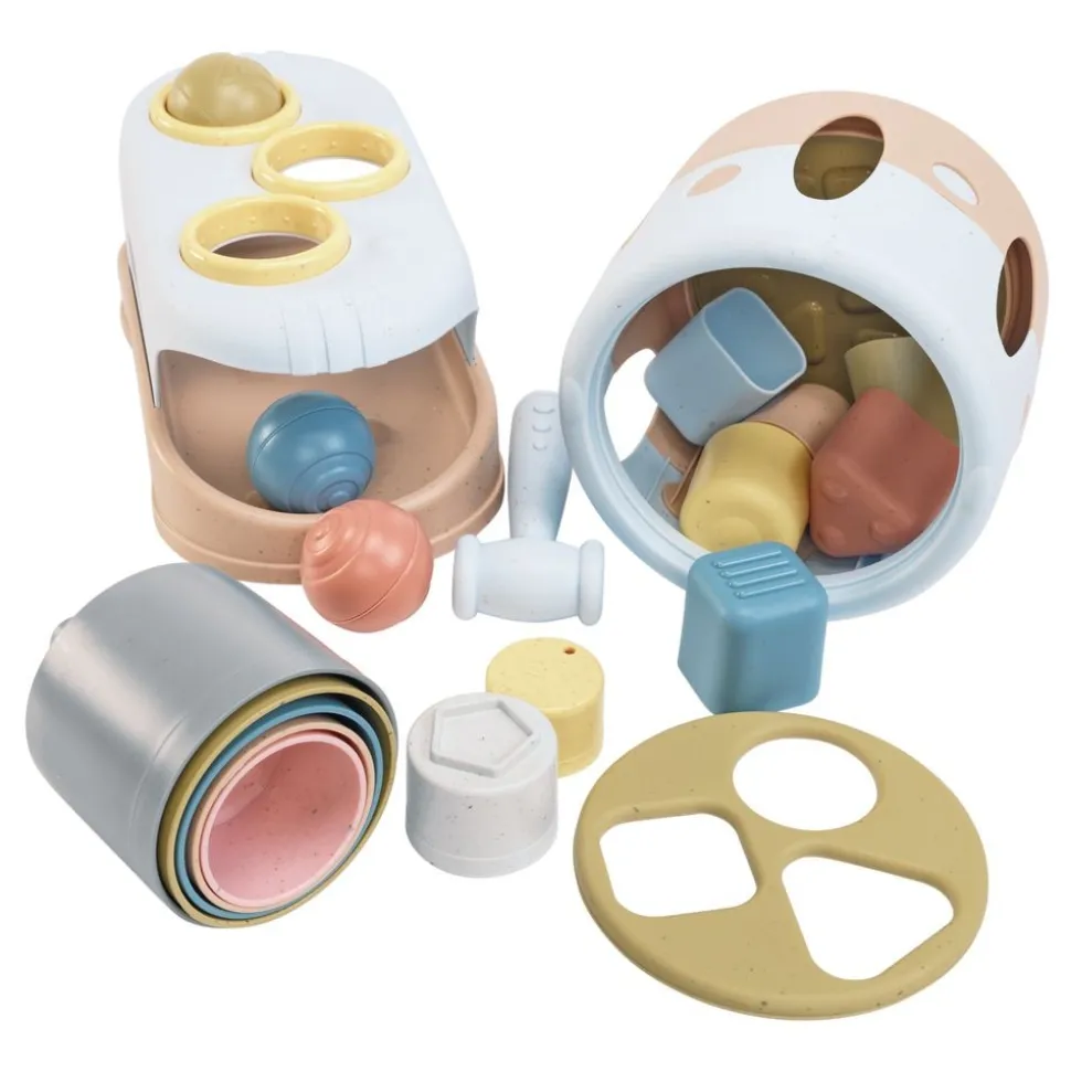Bioplastic Baby Toy Set - 19 Pieces