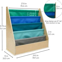 Birch Sling Book Display - Contemporary