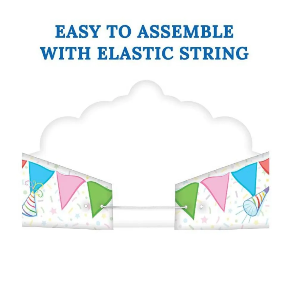 Birthday Crowns - Set of 30