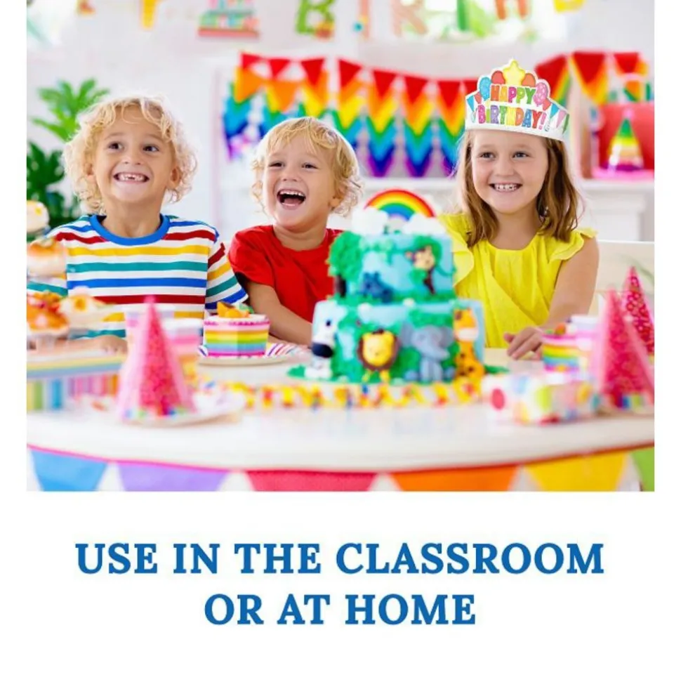 Birthday Crowns - Set of 30