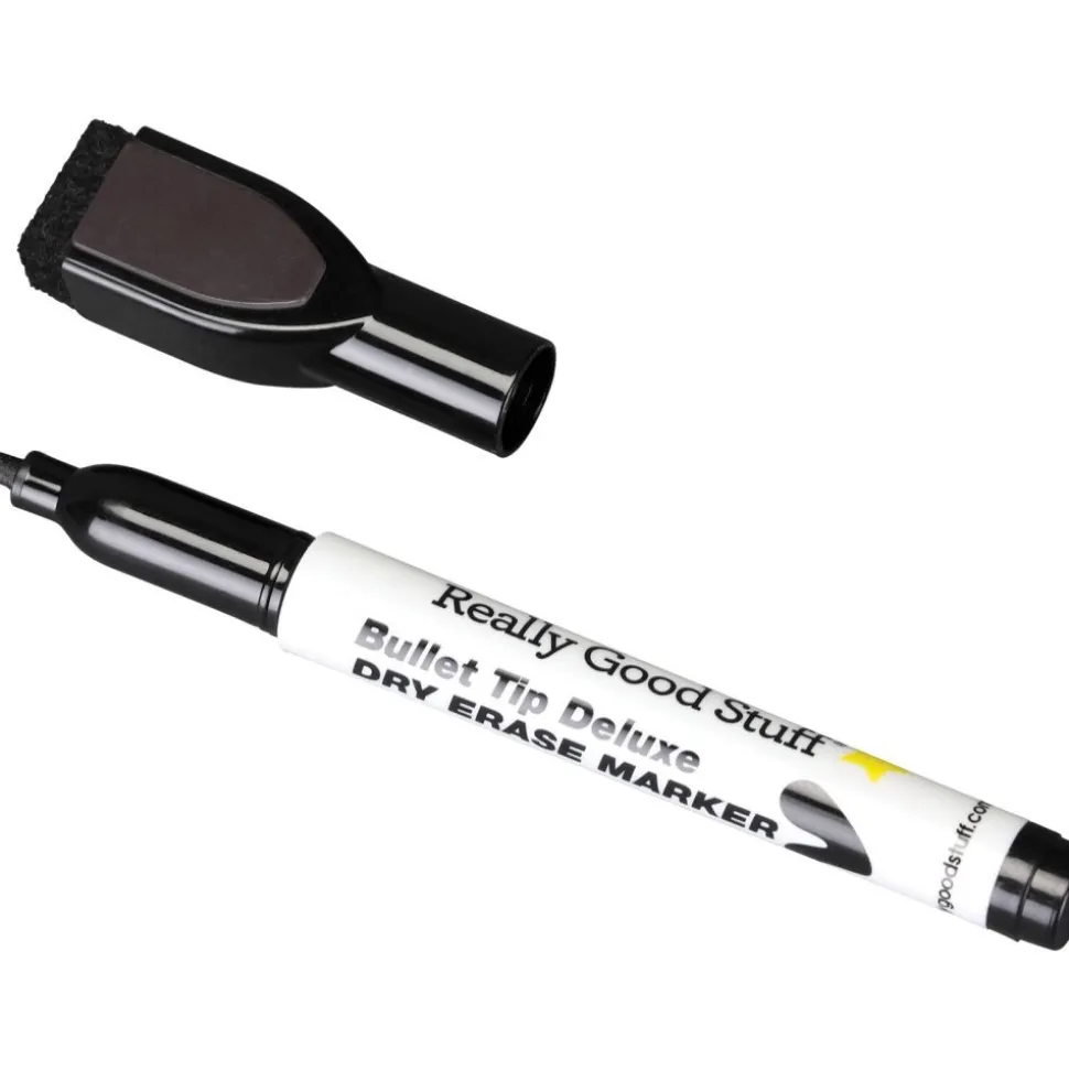 Black Bullet Tip Deluxe Dry Erase Markers - 12 markers