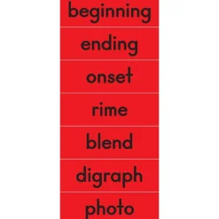 Blends and Digraphs Pocket Chart Tent And Cards Kit - 1 pocket chart, 115 cards