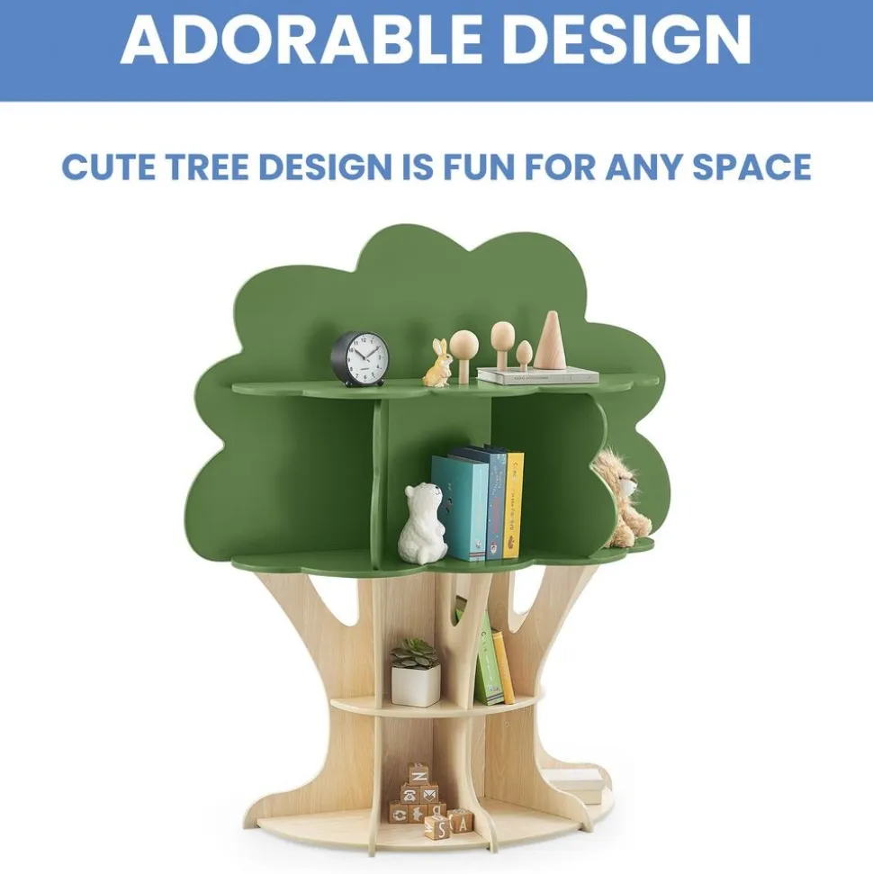 Book Tree Shelf Storage
