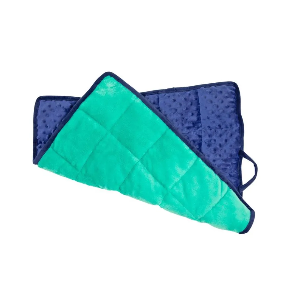 Bouncy Band® Dual Color/Textured Washable Sensory Plush Lap Pad - 5lbs