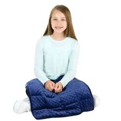 Bouncy Band® Dual Color/Textured Washable Sensory Plush Lap Pad - 5lbs