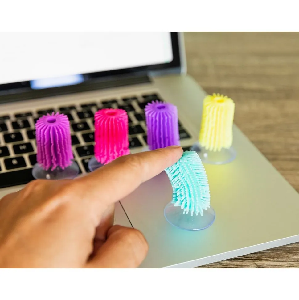 Bouncy Band® Flick Sticks 2" Silent Sensory Fidget - Set of 10
