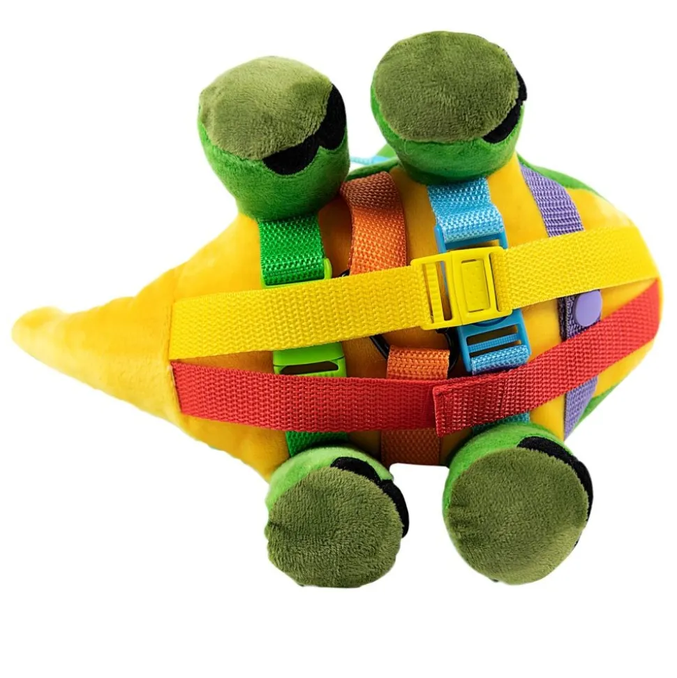 Bouncy Bands® Sensory Fidget Plush Dinosaur 12"