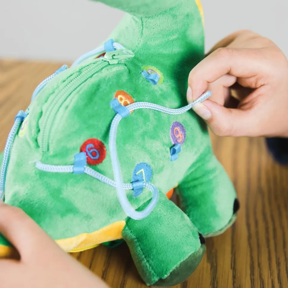 Bouncy Bands® Sensory Fidget Plush Dinosaur 12"