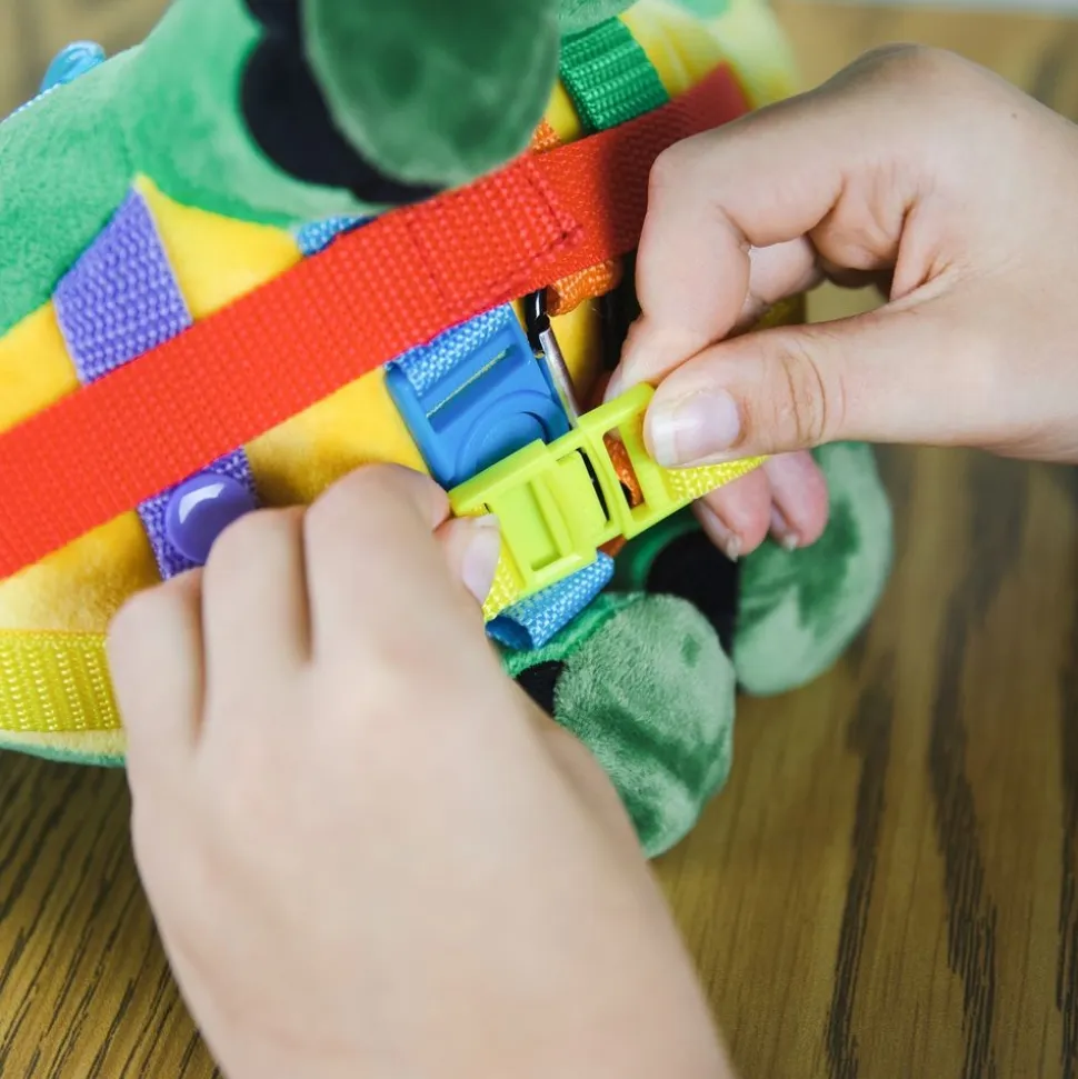 Bouncy Bands® Sensory Fidget Plush Dinosaur 12"