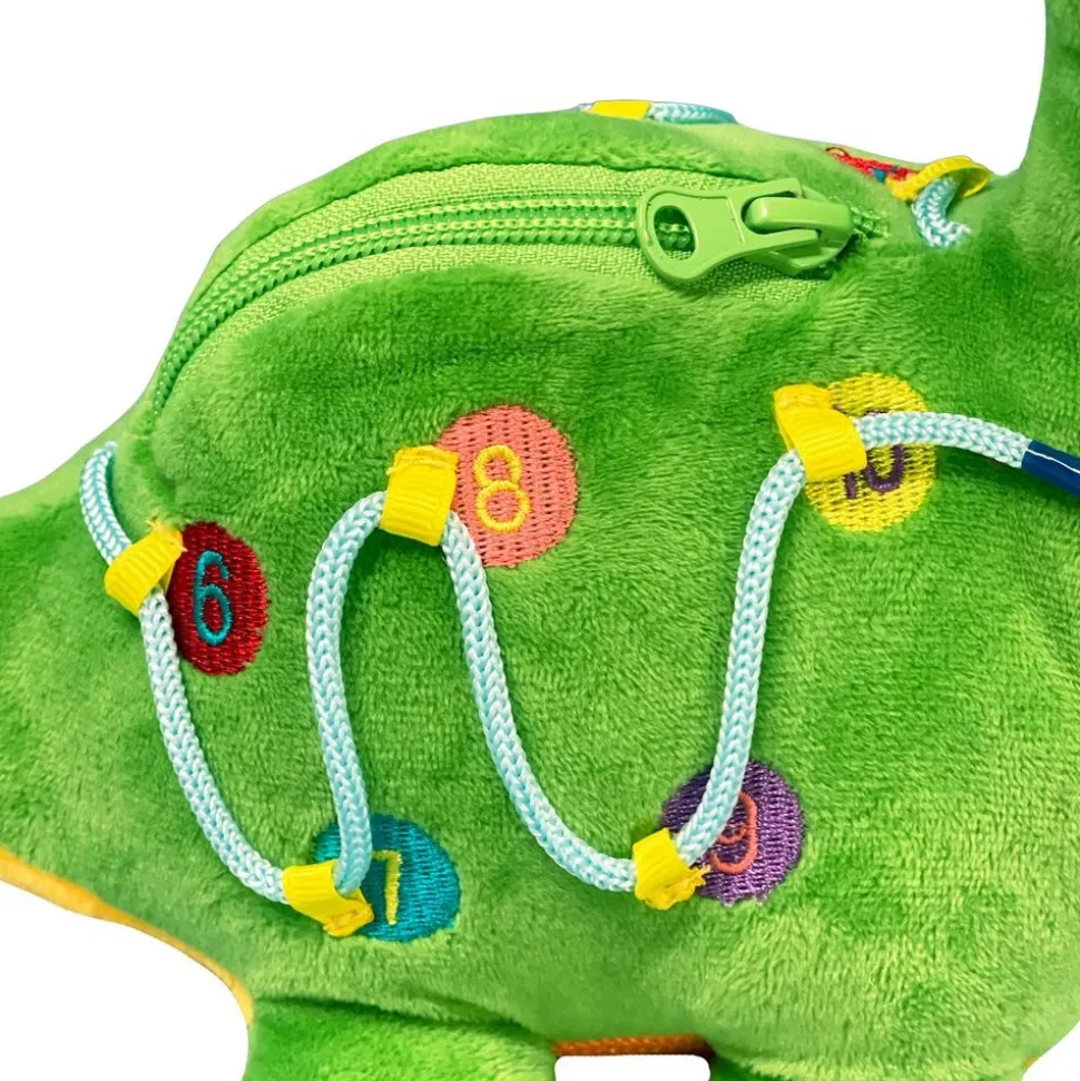 Bouncy Bands® Sensory Fidget Plush Dinosaur 12"