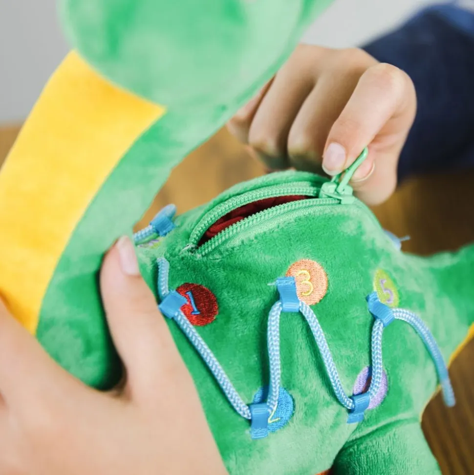 Bouncy Bands® Sensory Fidget Plush Dinosaur 12"
