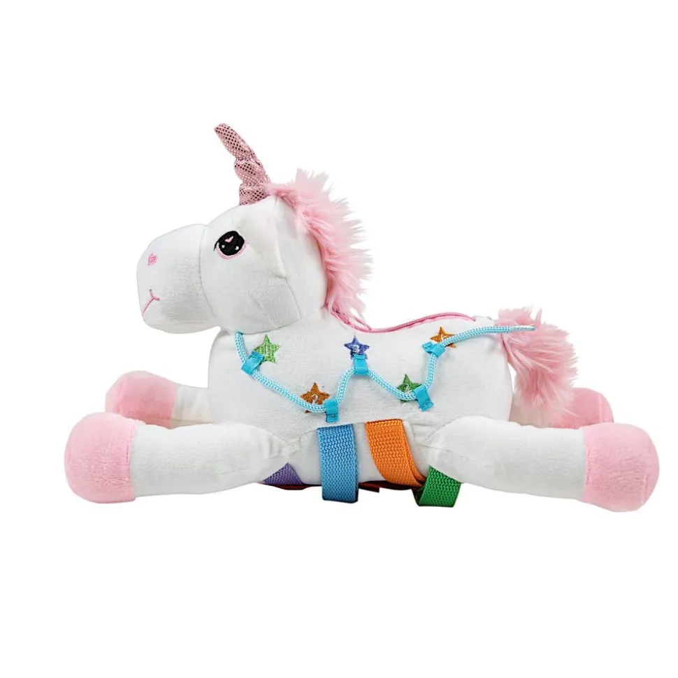 Bouncy Bands® Sensory Fidget Plush Unicorn 12"