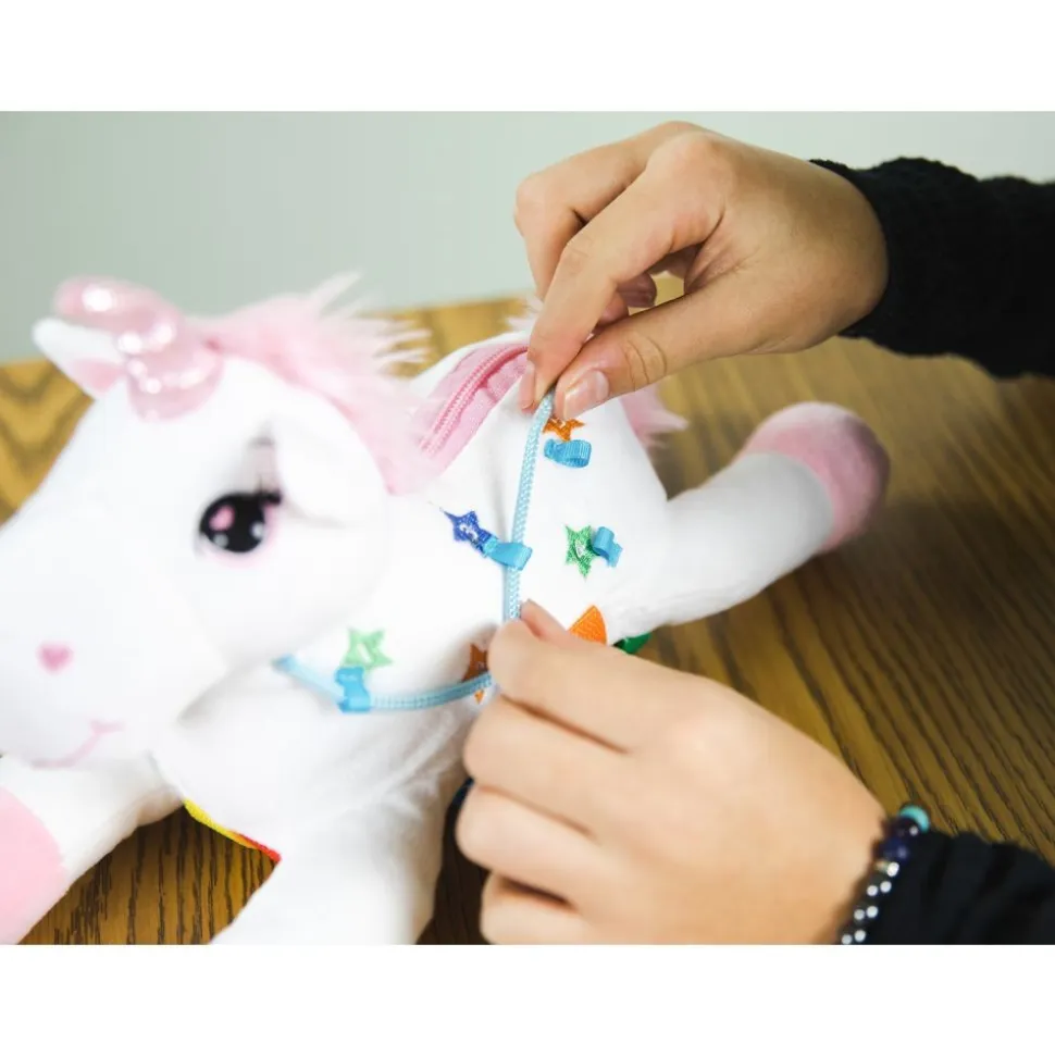 Bouncy Bands® Sensory Fidget Plush Unicorn 12"