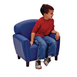 Brand New World Preschool Enviro-Child Upholstery Chair - Deep Blue