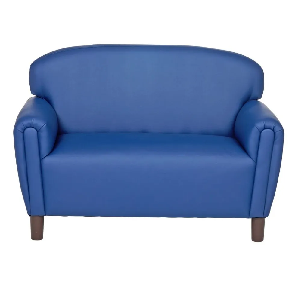 Brand New World Preschool Enviro-Child Upholstery Sofa - Deep Blue
