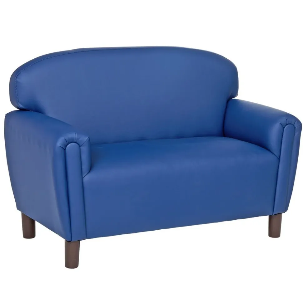 Brand New World Preschool Enviro-Child Upholstery Sofa - Deep Blue