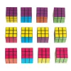 Bright Mini Puzzle Cubes - 12 Pack