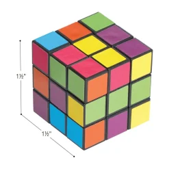 Bright Mini Puzzle Cubes - 12 Pack