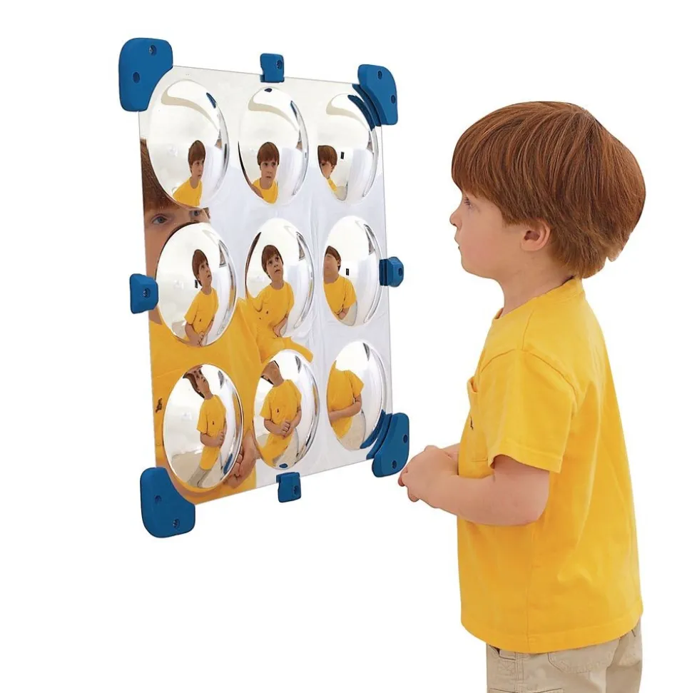 9 Bubble Mini Mirror - 18 1/2" Square