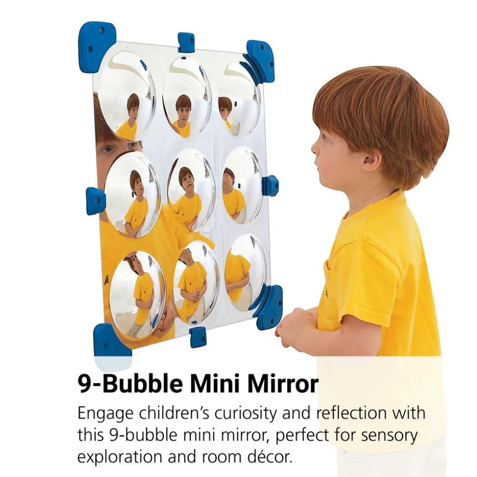 9 Bubble Mini Mirror - 18 1/2" Square
