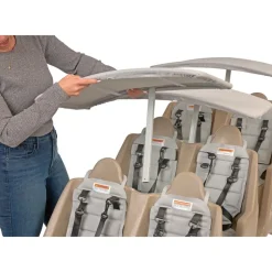 Bye Bye Buggy - 6 Passenger Tan/Gray w Canopies