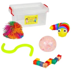 Calm Down Tool Set: 5 tools & storage bin