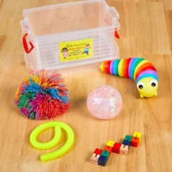 Calm Down Tool Set: 5 tools & storage bin