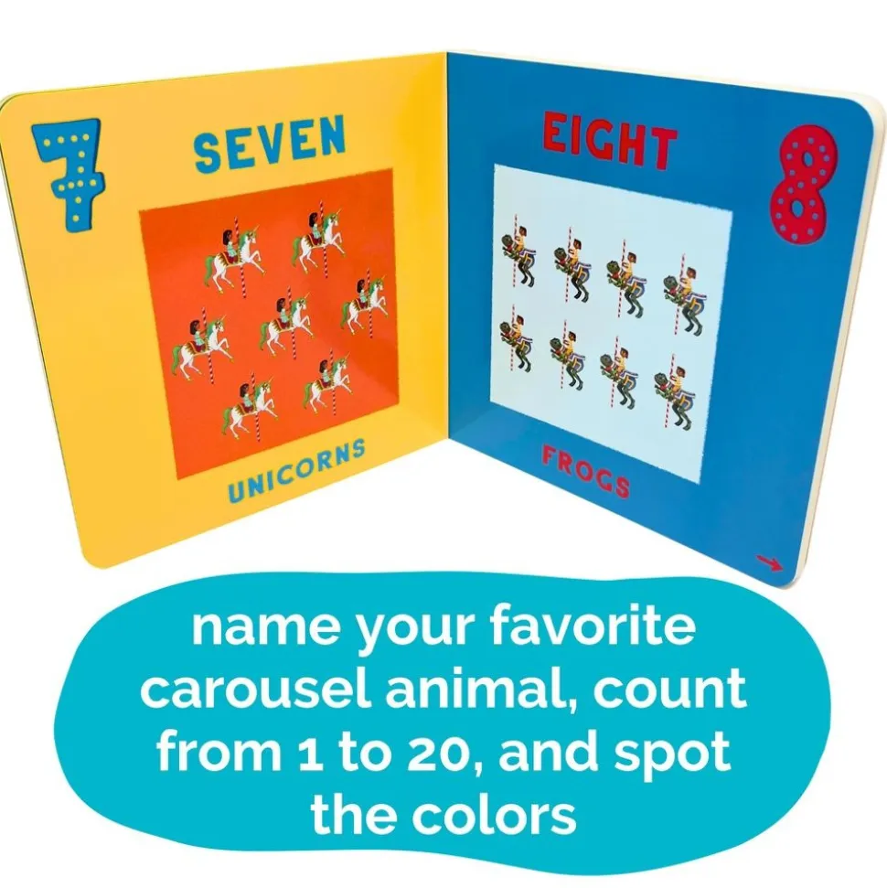 Carousel Animals, Numbers & Colors Board Book